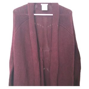 Matty M burgundy cardigan